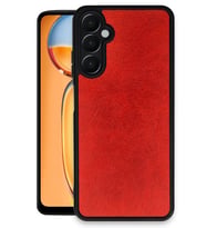 Samsung Galaxy A26 Kılıf Şık Tasarımlı Premium Aras Deri Kapak (Kırmızı)
