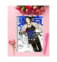 Tokyo Revengers Anime Defter 1 Adet Özel Tasarım A4 Boyutu 21*29 Cm Telli Kareli defter