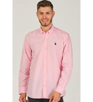 G925 DEWBERRY ERKEK GÖMLEK-PEMBE