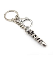 Koruyucu Ejder Amulet Güç Simgesi Antik Eskitme Metal Anahtarlık KY185
