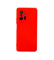 Xiaomi Mi 11T Pro Kılıf Nano içi Kadife Silikon - Kırmızı