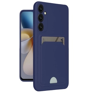 Galaxy A16 5G Kılıf Kelvin Kartvizitli Silikon - Lacivert