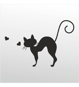 Folyo Sticker Kedi ADKPQUY654 100cm Uzunluk (Karışık)