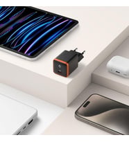 Spigen 30W USB-C Mini Adaptör - Samsung PPS Destekli Hızlı Şarj Aleti iPhone & Android & iPad & MacBook Type-C EE301 Black (Siyah)
