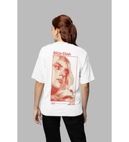 Tasarım Billie Eilish Baskılı Unisex Oversize Şarkıcı Tişört