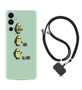 Tecno Pova Neo 2 Kılıf Resimli Boyun Askılı İpli Desenli Silikon Avokadılar 1352