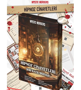 Hipnoz Cinayeti Dedektif Oyunu - Dava Çözme Oyunu - Suç Çözme Oyunu - Cinayet Oyunu Cinayet Çözme