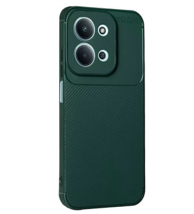 Redmi 15C 5G Auto Focus Karbon Kapak - Koyu Yeşil