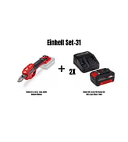 Einhell Set-31(Einhell GE-LS 18 Li Akülü Budama Makası+2x18V 4,0 Ah Akü & Şarj Cihazı)