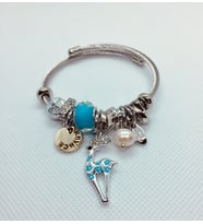 Geyik Charmlı Şık Pandora Model Gümüş Bileklik
