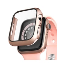 Microsonic Apple Watch Series 8 45mm Kılıf Matte Premium Slim WatchBand Rose Gold