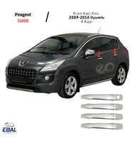 Peugeot 3008 Krom Kapı Kolu 4 Kapı 2009-2016 Arası P. Çelik