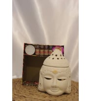 Buhardanlık Buda Set Budha Buhurdanlık Set SERAMİK