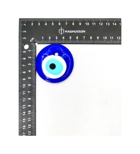 4-5-7 CM CAM NAZAR BONCUKLARI (3 ADET) (Mavi)