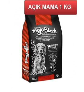 Mydog Mojo Black Kuzu Etli Köpek Maması 1 Kg AÇIK (Kahverengi)