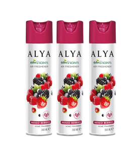 Nature's Scents Mixed Berries  - Karışık Kırmızı Meyveler Su Bazlı Oda Kokusu ml x3 adet