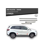 SUZUKİ VİTARA 2014 ÜZERİ YAN KAPI KORUMA ÇITASI PLASTİK + KROM