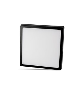 Noas 24W LED Sıva Üstü Slim Panel Kare (Siyah)