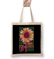 Sun Flowers Bez Çanta Uzun Saplı