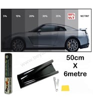 Cam Filmi 50 cm x 6 Mt. Light Black %35