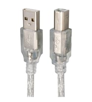 Powermaster PM-13012 Şeffaf 1.5 Metre USB 2.0 Yazıcı Kablosu