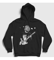 Presmono Unisex Beyaz Emmanuelle Proulx Man I Trust Kapüşonlu Sweatshirt 537503tt (Siyah)
