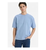 Defacto 26Y801003241 Mavi Erkek T-Shirt F8129AX/BE302