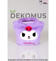 DEKOMUS İLE YENİ SEZON LİSANSLI KUROMI BASIC PELUŞ EL ÇANTASI/BESLENME ÇANTASI