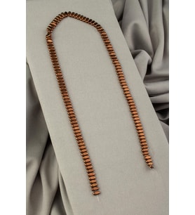 Hematit Doğal Taş Parlak Kahverengi 3x5mm Dizi