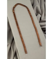 Hematit Doğal Taş Parlak Kahverengi 3x5mm Dizi