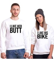 Tshirthane I Like Sevgili Kombinleri Sweatshirt Kombini (Tek Ürün Fiyatıdır.)
