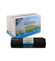 Ecoplast Battal Boy Çöp Torbası Poşeti - 400 Gr. - 90 Litre - 80 x 110 Cm / 10 Adetlik 20 Rulo / Koli (Siyah)