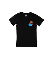 Babidi Dragon Ball Cep Logo Tasarımlı Siyah Tişört