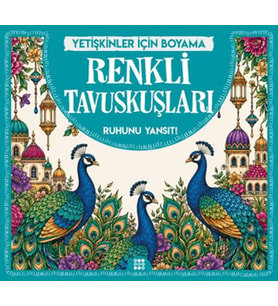 Renkli Tavuskuşları &amp; Yetişkinler için Boyama