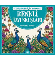 Renkli Tavuskuşları &amp; Yetişkinler için Boyama