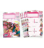 GIPTA BARBIE DERS PROGRAMLI OKUL ETİKETİ 20 YP.- 5461