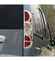 Fiat Doblo 1 Facelift Panel Van/Lav 2006 > 2010 Stop Çerçevesi 2 Prç. P. Çelik (Krom)