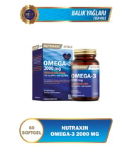 NUTRAXIN OMEGA3 2000 MG 60 SOFT JEL (Renksiz)