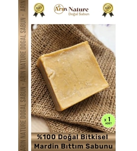 #bıttım Doğal Güzel Kokulu El Yüz Saç Vücut Orijinal Bitkisel Mardin Bıttım Sabunu 120g - 1 Adet