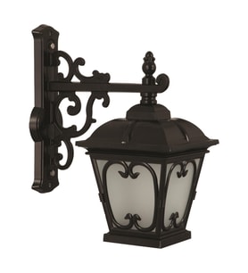 AVONNI BAP-68044-BSY-M2-OP Siyah Boyalı Dış Mekan Aydınlatma E27 Aluminyum Cam 40x23cm