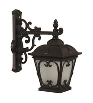 AVONNI BAP-68044-BSY-M2-OP Siyah Boyalı Dış Mekan Aydınlatma E27 Aluminyum Cam 40x23cm
