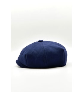 Erkek Dökümlü Kışlık Newsie Kasket Premium Irish Flat Cap Şapka (Lacivert)