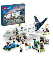 Lego City Yolcu Uçağı 60367,Çocuklar ve Uçak Meraklıları için Yaratıcı Oyuncak Yapım Seti (930 Parça)