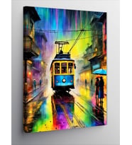 Kanvas Tablo Taksim Meydanı Tramvay