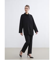 LCW Modest Siyah Standart Fit Kadın Pantolon