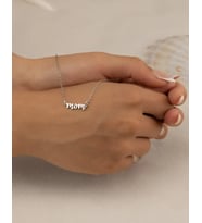 Kişiye Özel 925 Ayar Gümüş Mom Kolye Anneye Hediye