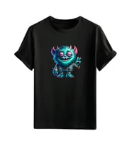 Animasyon Görselli  Unisex (Tshirt) Tişört (Siyah)