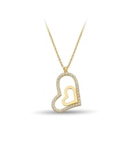 Kalp Altın Kolye ZK0215