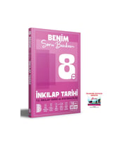 Benim Hocam Yayınları 2025 2026 müfredat 8 Sınıf (LGS) İnkılap Tarihi Soru Bankası Tamamı Video Çözümlü Sorular (Çok Renkli)