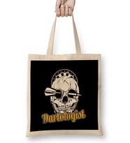 Dartologist Darts Player Skull Arrow Dartboard Dart Team Bez Çanta Uzun Saplı